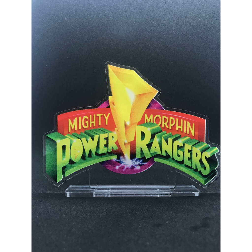 Mô Hình Standee Logo Mica Power Ranger, Nhiều Mẫu, In Nét, Màu Sắc Đẹp