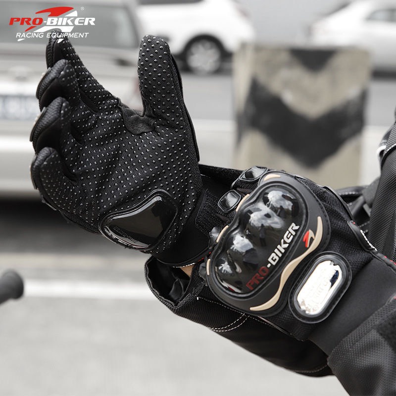 Găng Tay Xe Máy ProBiker Dài Ngón - Đi phượt