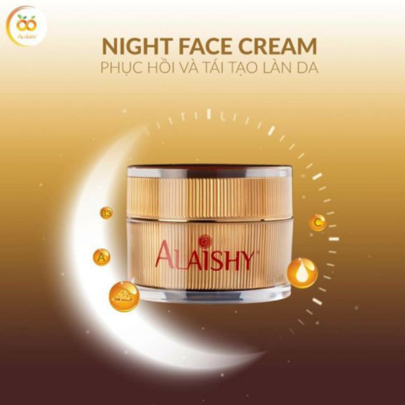 Kem face đêm Vitamin C Alaishy phiên bản nâng cấp mới