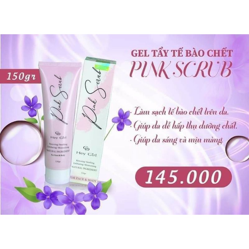 Tẩy Tế Bào Chết toàn thân Pink Scrub Hải Âu Việt