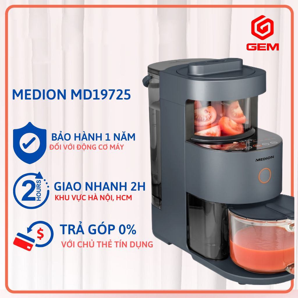Máy làm sữa hạt Medion MD19725 - Máy khỏe, không tiếng ồn