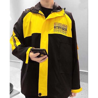 Áo Khoác Dù 2 Lớp Phối màu  From Rộng Unisex