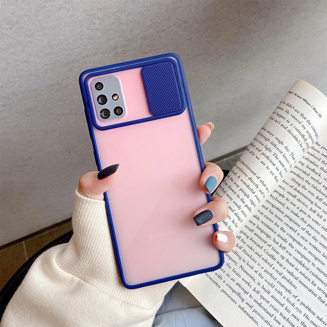 Ốp Điện Thoại Mặt Nhám Có Nắp Trượt Bảo Vệ Camera Cho Samsung Galaxy A12 A32 A42 A52 A72 | BigBuy360 - bigbuy360.vn