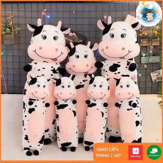 Gối ôm gấu bông bò sữa cao cấp