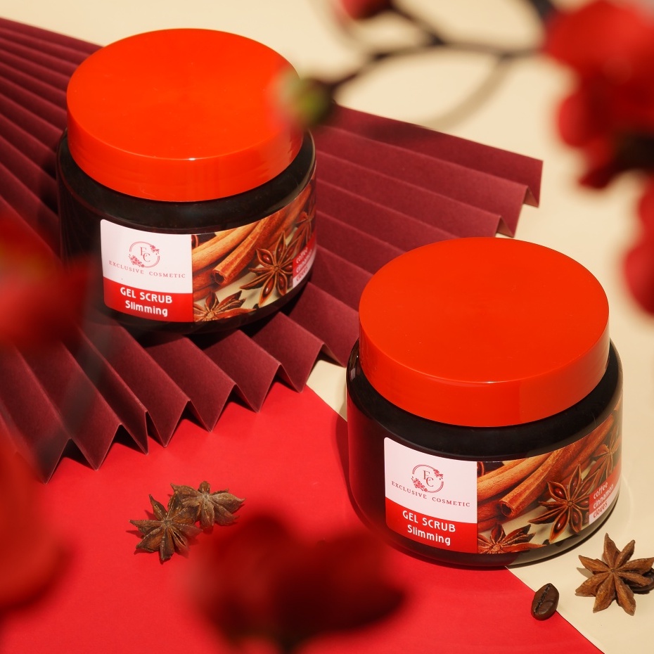 Tẩy Da Chết Toàn Thân Exclusive Cosmetic Quế Hồi Cafe 380g Gel Scrub Coffee &amp; Cinnamon Cloves