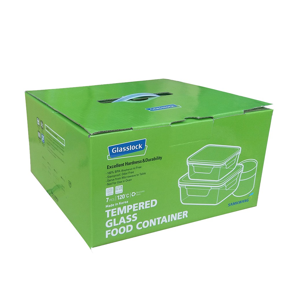 Bộ 7 món hộp thủy tinh cường lực GLASSLOCK GL1812