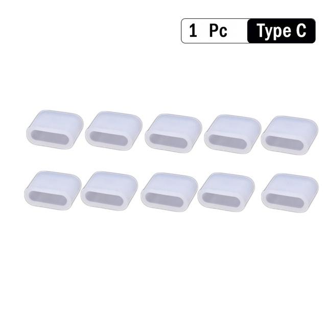Vỏ Bọc Trong Suốt Chống Bụi Cho Dây Cáp Sạc Type C / Type-C