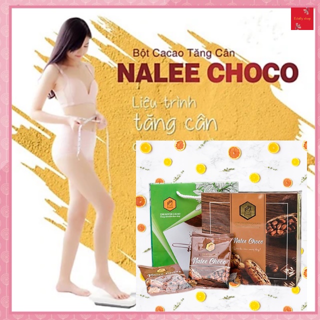 Tăng cân Cacao Nalee Choco hộp 20 gói hàng chính hãng