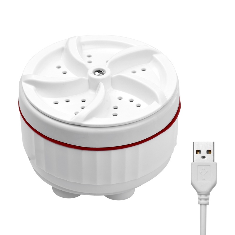 Máy Giặt Mini Sử Dụng Sóng Siêu Âm Làm Sạch Bụi Bẩn