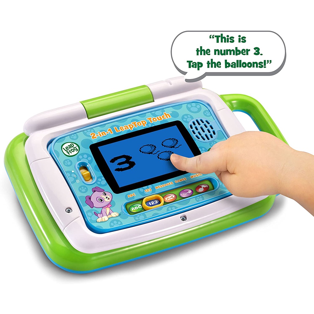 Đồ chơi Leapfrog “Leaptop laptop cảm ứng 2 trong 1” giới thiệu chữ cái, số cho bé trên 2 tuổi