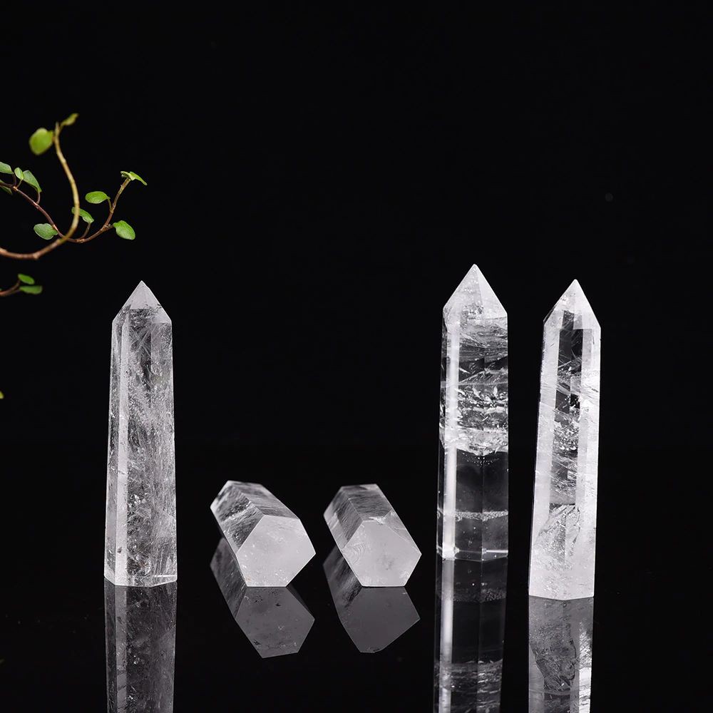 Trụ đá thanh tẩy Clear Quartz