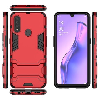 Ốp lưng Oppo A31 / Oppo A8 -  Ốp lưng Iron Man chống sốc cao cấp - Bo viền máy 360 độ - Chân chống lưng máy tiện lợi