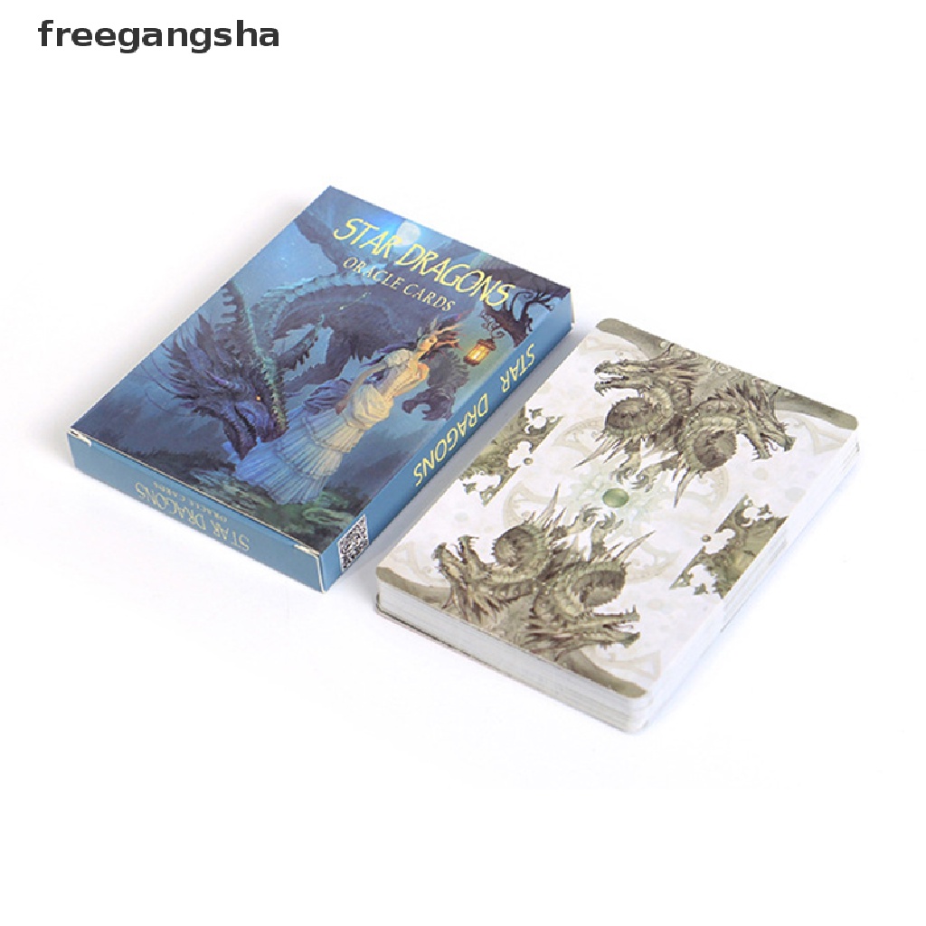 [FREG] Star Dragons Tarot Table Board Game Fortune-telling Cards Family Deck Cards Game FDH