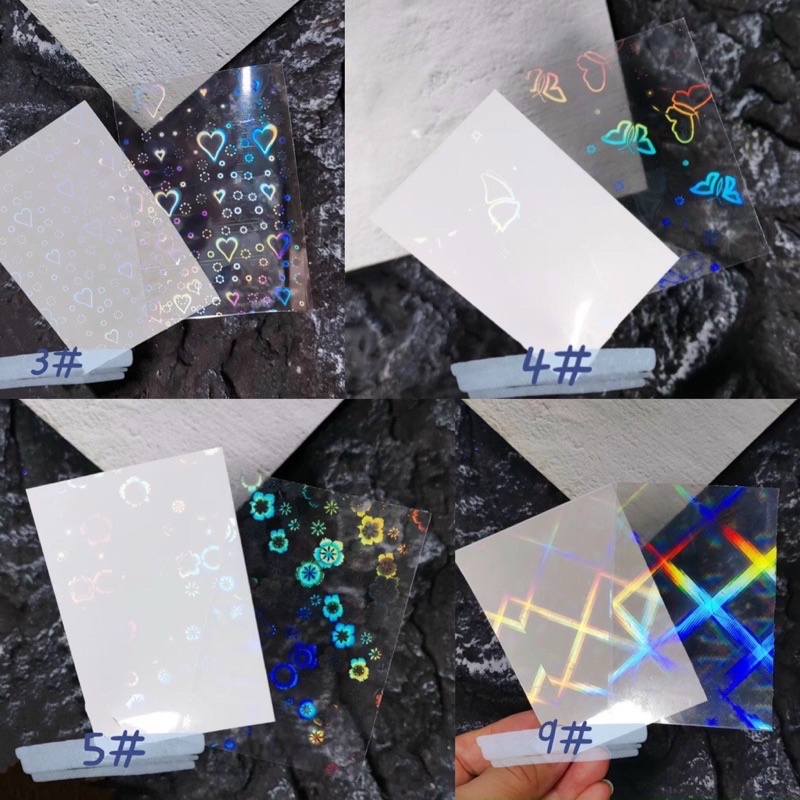 Sticker nail, sticker 5D nổi cánh tiên, sticker nhũ, dạ quang, sticker lụa, bóng kính các mẫu siêu HOT dán móng