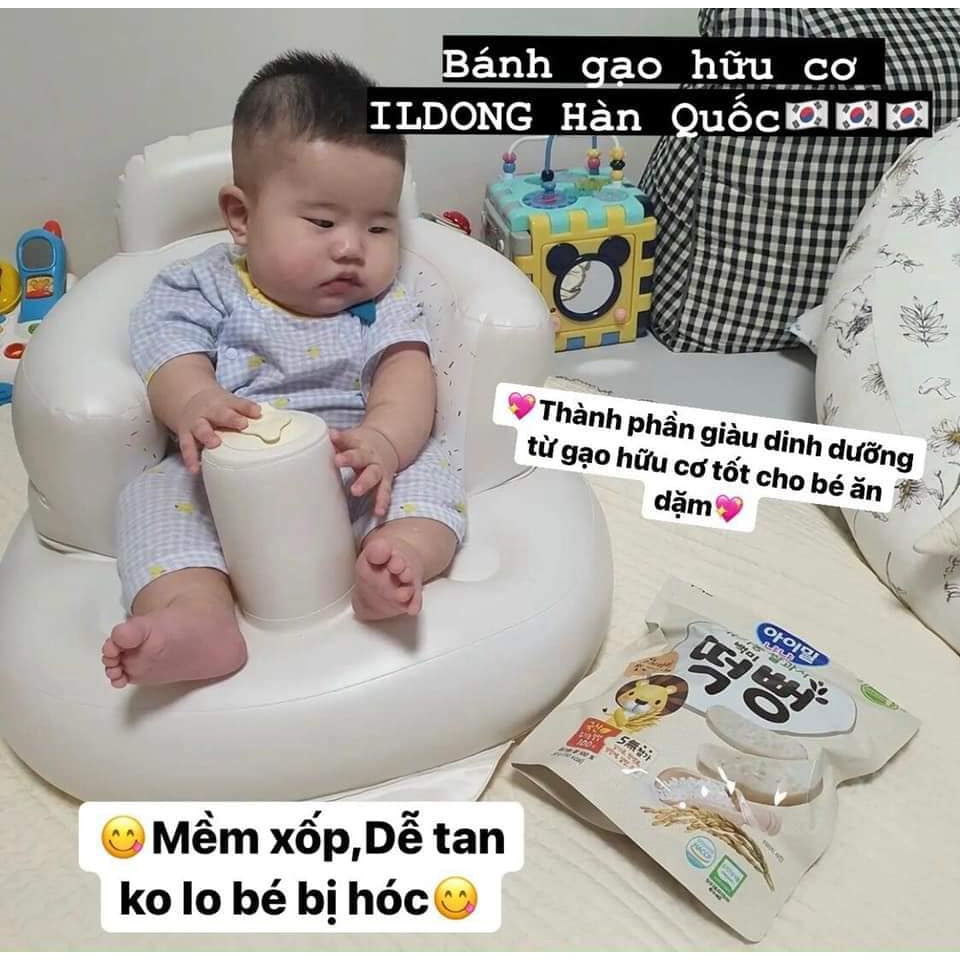 Bánh Gạo Ildong Hàn Quốc Bánh Gạo Hữu Cơ 100% Cho Bé Ăn Dặm Từ 6 Tháng Tuổi Thơm Ngon Dễ Tan Làm Bữa Phụ