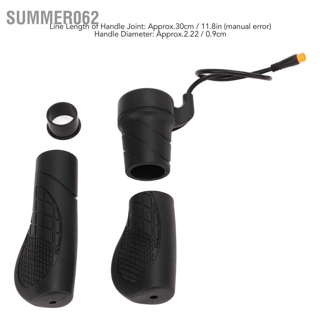 [Hàng Sẵn] Xe đạp điện 20X Bộ tăng tốc tay ga Tay cầm Điều chỉnh độ chung với đầu nối chống nước 24V ‑ 72V 【Summer062】