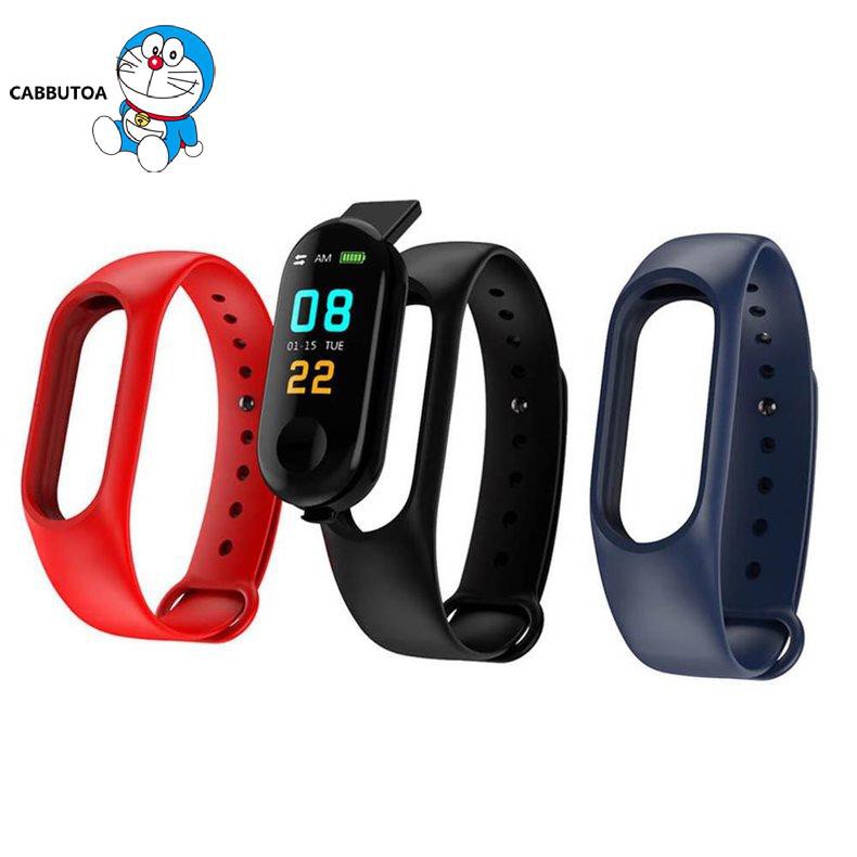 Đồng Hồ Đeo Tay Thông Minh M3plus Đo Nhịp Tim / Nhắc Nhở Giấc Ngủ Chống Nước