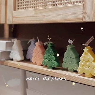 Nến thơm mini kiểu dáng cây thông noel dễ thương - the august ideas