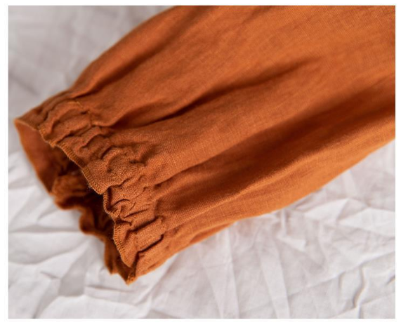 Áo Kiểu Tay Dài Cổ Tròn Dáng Rộng Phong Cách Retro | BigBuy360 - bigbuy360.vn