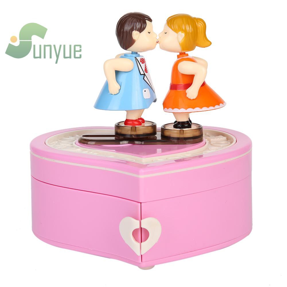 (Mới) Hộp Nhạc Xoay Phong Cách Retro Trang Trí Phòng Cưới / Valentine