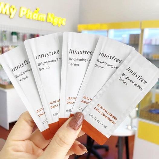 Sample Tinh Chất Dưỡng Trắng Da, Se Lỗ Chân Lông Innisfree Whitening Pore Serum
