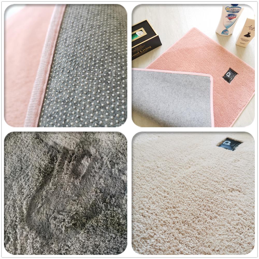 Thảm lông cừu trải sàn nhà tắm lau chùi chân thấm nước trang trí trong nhà Chữ nhật 60*40cm mã 27006