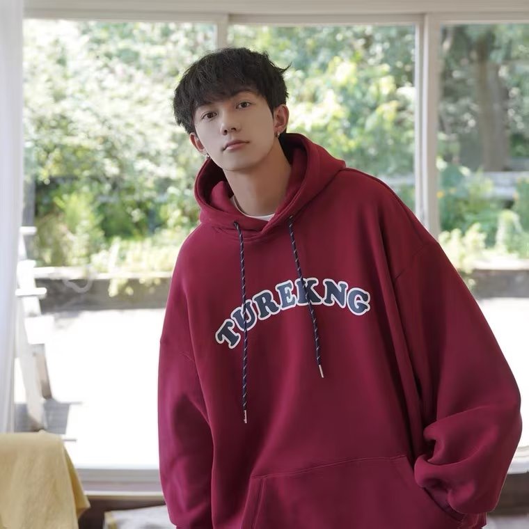 Áo hoodie Dáng Rộng In Chữ Thời Trang Hàn Quốc Chất Lượng Cao