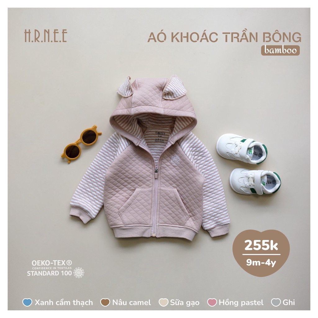 Áo khoác trần bông H.R.N.E.E