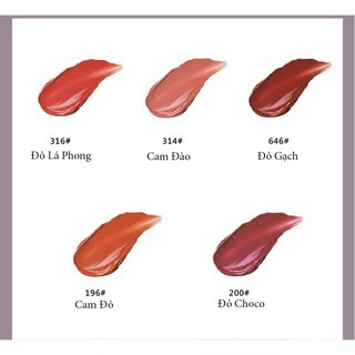 Set 5 Cây Son Sáp Lì Holdlive Mousse Velvet Lipstick Hàng Nội Địa Trung