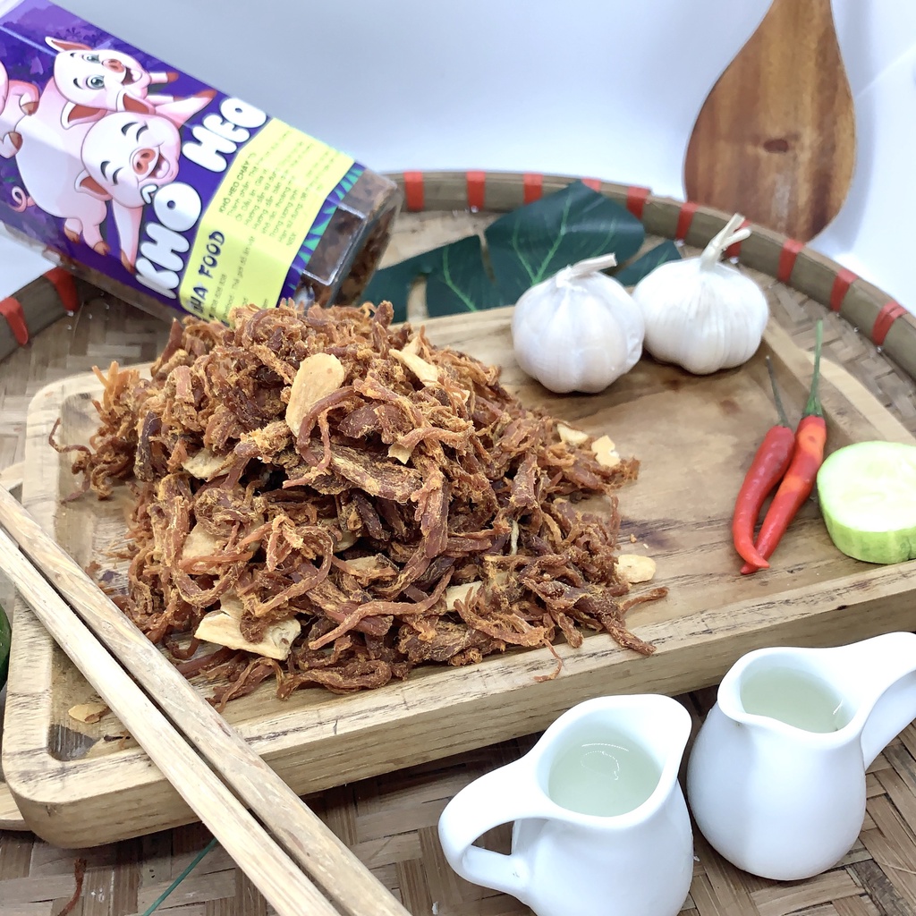 Khô heo cháy tỏi cao cấp ,Khô lợn cháy tỏi, Heo khô cháy tỏi nhà làm ,đồ ăn vặt ngon không chất bảo quản an toàn vệ sinh | BigBuy360 - bigbuy360.vn