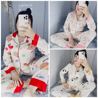 pijam vải lụa mango