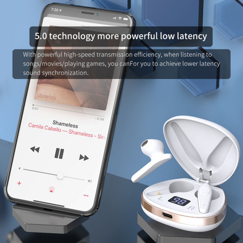 Tai Nghe Bluetooth Nhét Tai X19 Tws Âm Thanh Sống Động Chất Lượng Cao