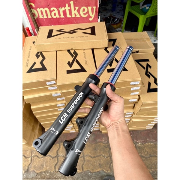 Phuộc LCM ty 26 ex150 gắn chảng ba zin