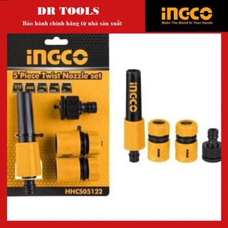 Tp hcm - bộ 5 mét ống nhựa pvc fi21 khớp nối ống vòi xịt rữa tưới cây ingco hph2001 hhcs05122 aquamate - chất lượng