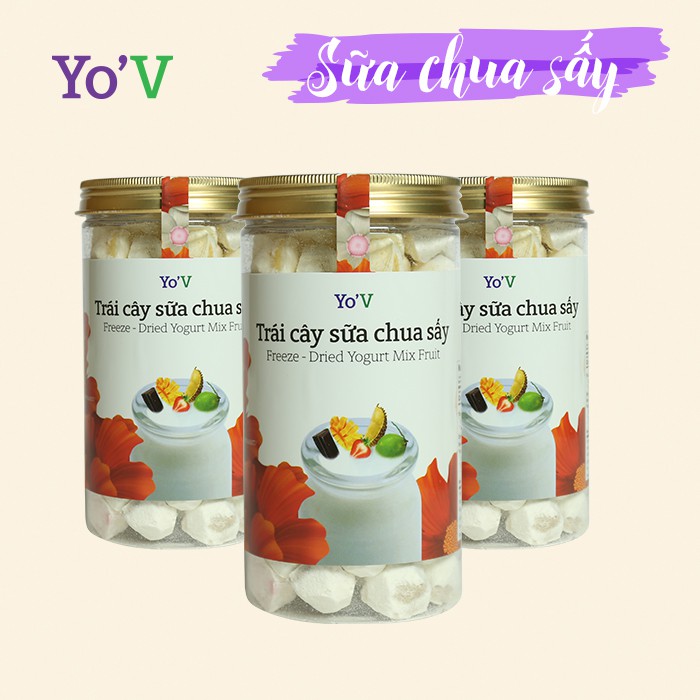 Sữa Chua Sấy Đông Khô Yo'V Vinamit Trái Cây Thập Cẩm | BigBuy360 - bigbuy360.vn