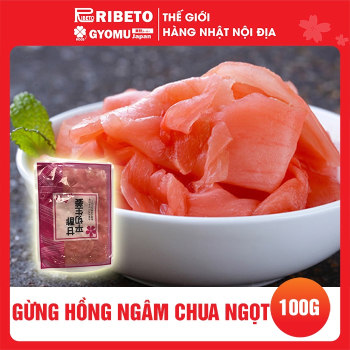 ( 100G ) Gừng hồng ngâm chua ngọt 100g - Hàng Nhật nội địa