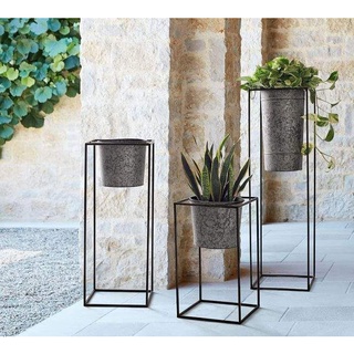 Giá để chậu hoa đầu đít vuông size lớn dùng cho cả chậu tròn và chậu vuông - MS1023