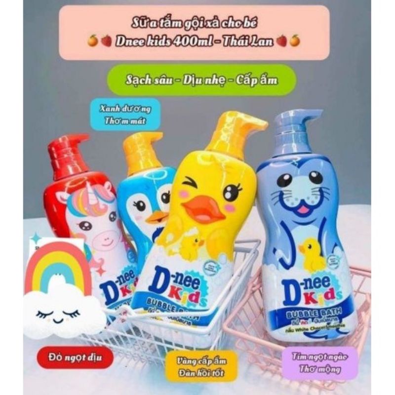 Sữa Tắm Gội Toàn Thân Dnee Kid Thái Lan 400ml