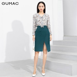 Chân váy nữ xẻ tà VA10252 GUMAC