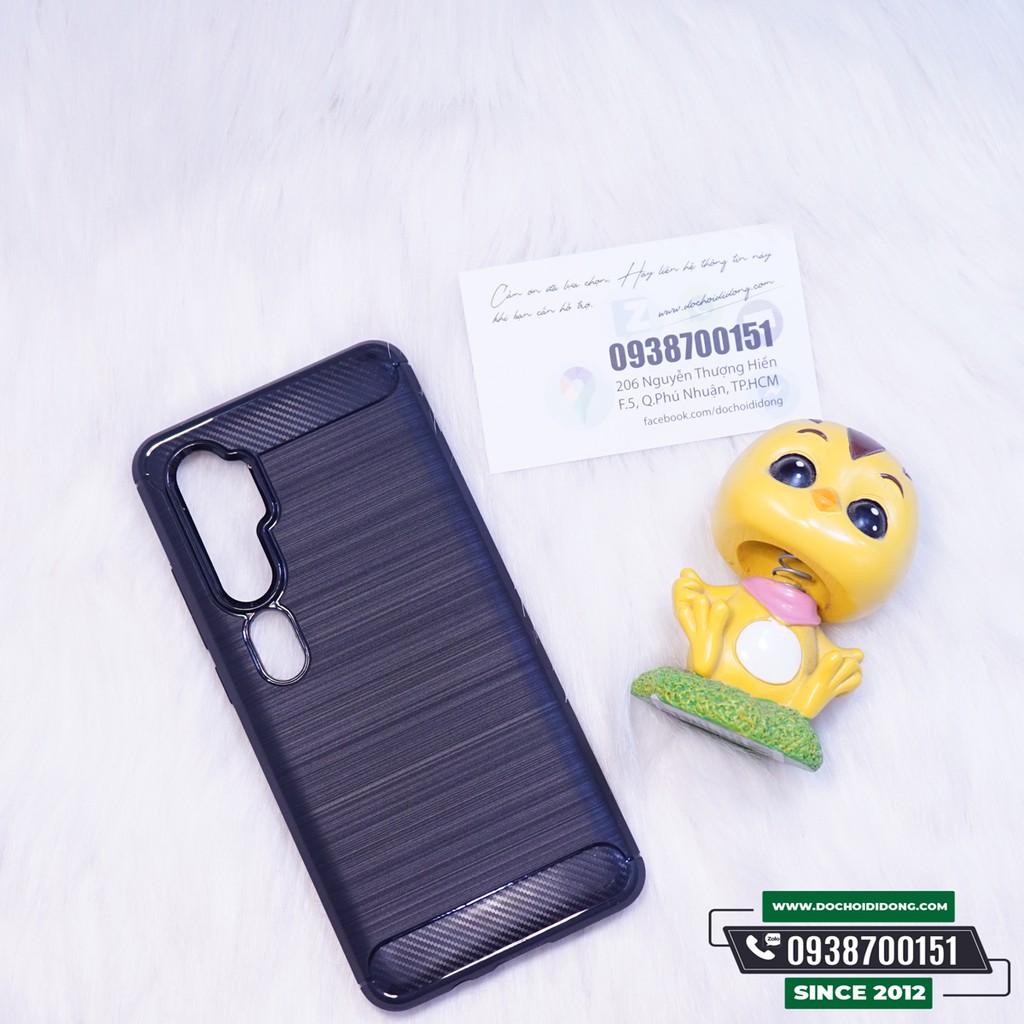 Ốp Lưng Xiaomi Mi Note 10 Pro Likgus Dẻo Sọc Kim Loại Chống Sốc