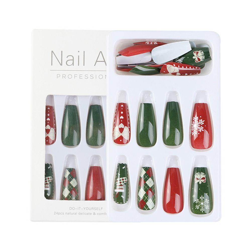 Móng Tay Giả Có Thể Tháo Rời Kèm Keo Nhấn Dành Cho Nữ