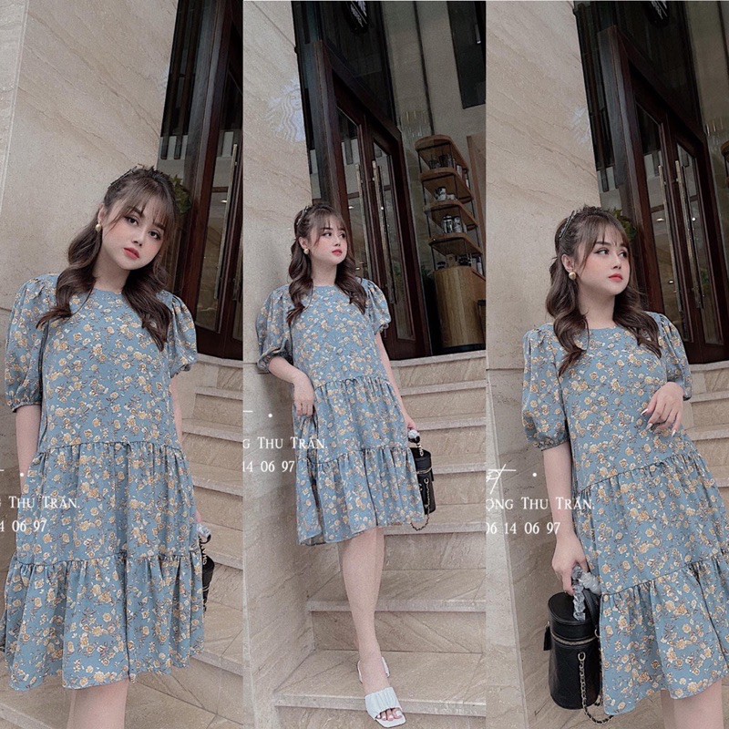 Váy hoa nhí dạo phố đi biển (V03)