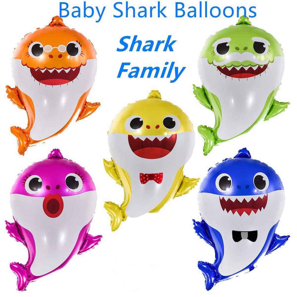 Bóng tráng nhôm hình Baby Shark size lớn