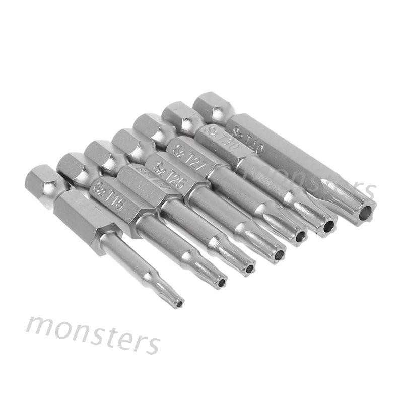 BITS Bộ 7 Mũi Khoan Từ Tính T10-T40