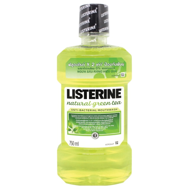 Listerine trà xanh 750 ml