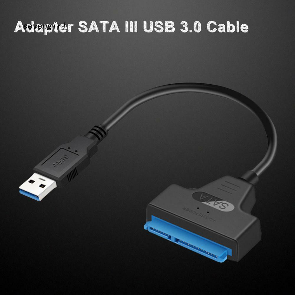 Cáp chuyển đổi USB 3.0 sang SATA 22 chân kết nối với ổ đĩa cứng SSD