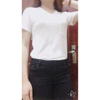 áo phông nữ cổ tim Zara