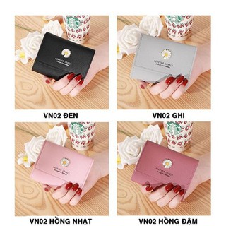 Ví ngắn cầm tay hoa cúc
