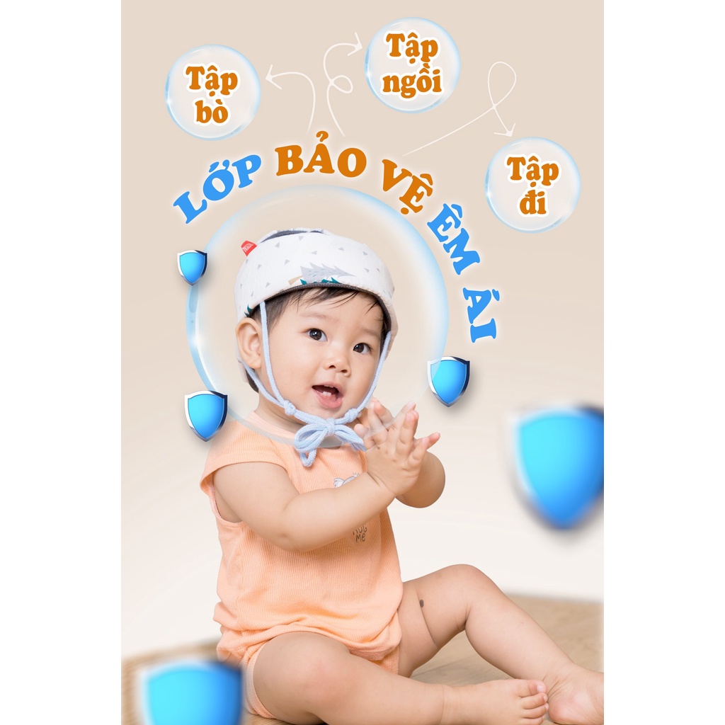 Nón Royal tập đi, tập bò cho  bé  0-3 Tuổi