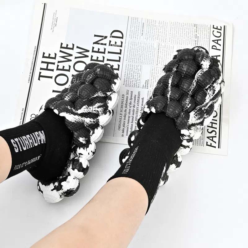 Dép Bít Mũi Đế Dày Thời Trang Năng Động Cho Nam Nữ